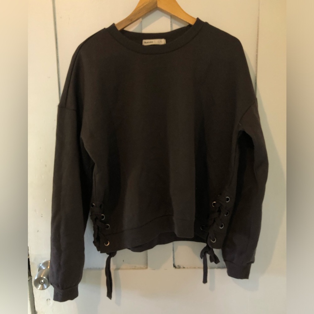 Bluenotes lace up side detail sweater